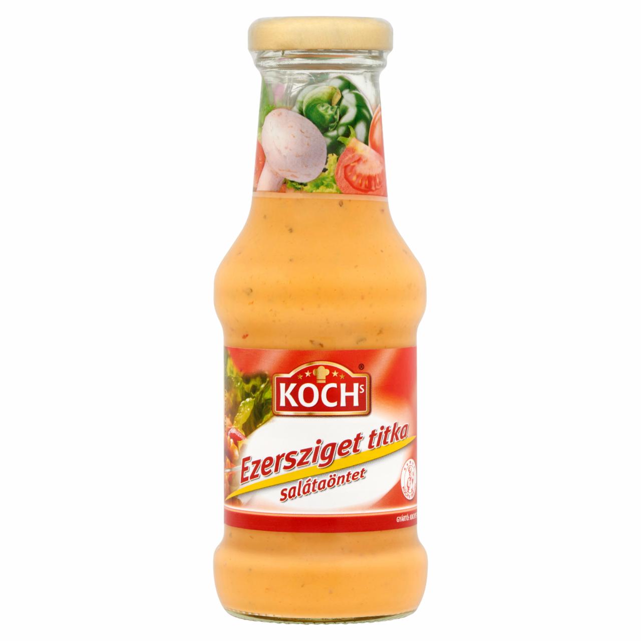 Képek - Koch's Ezersziget Titka salátaöntet 250 ml