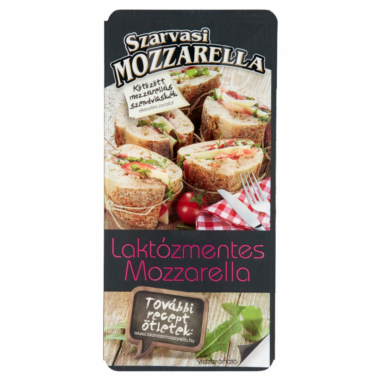 Képek - Szarvasi szeletelt laktózmentes pizza mozzarella sajt 100 g