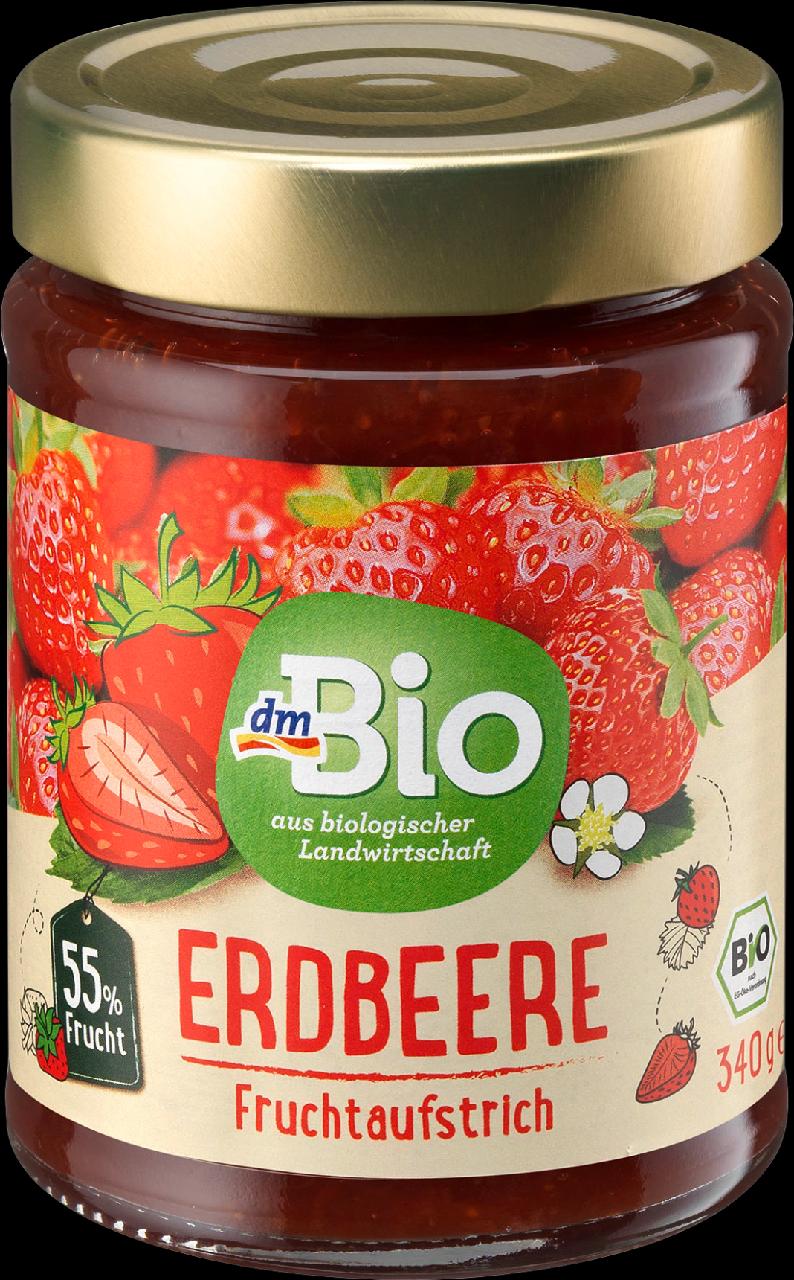 Képek - Bio epres extra dzsem 55% gyümölcstartalommal dmBio