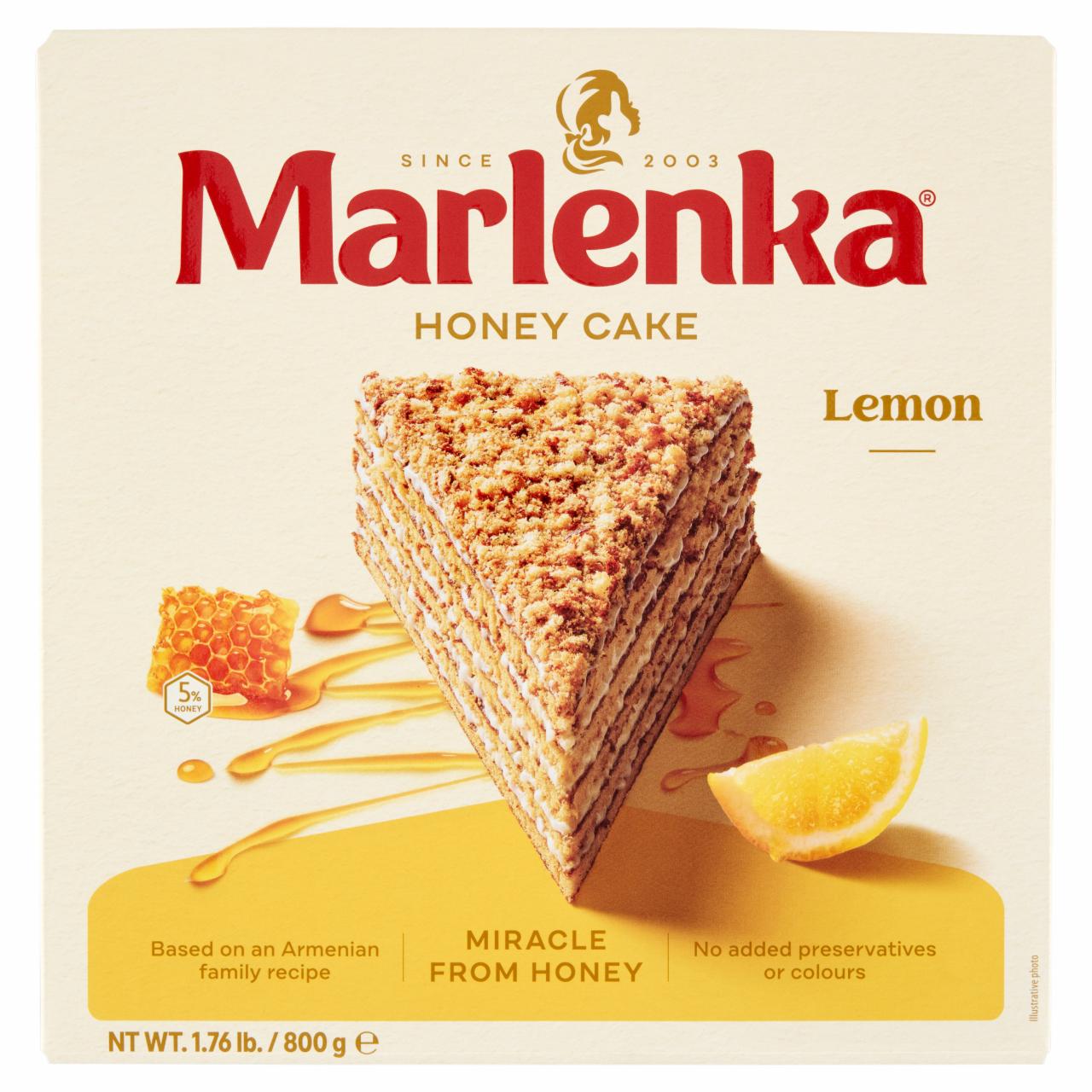 Képek - Marlenka citromos mézes torta 800 g