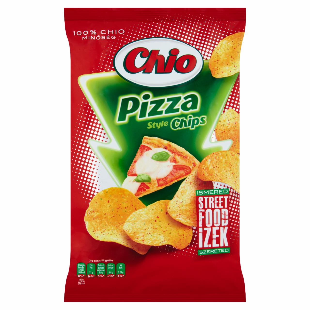 Képek - Chio pizza ízű burgonyachips 75 g