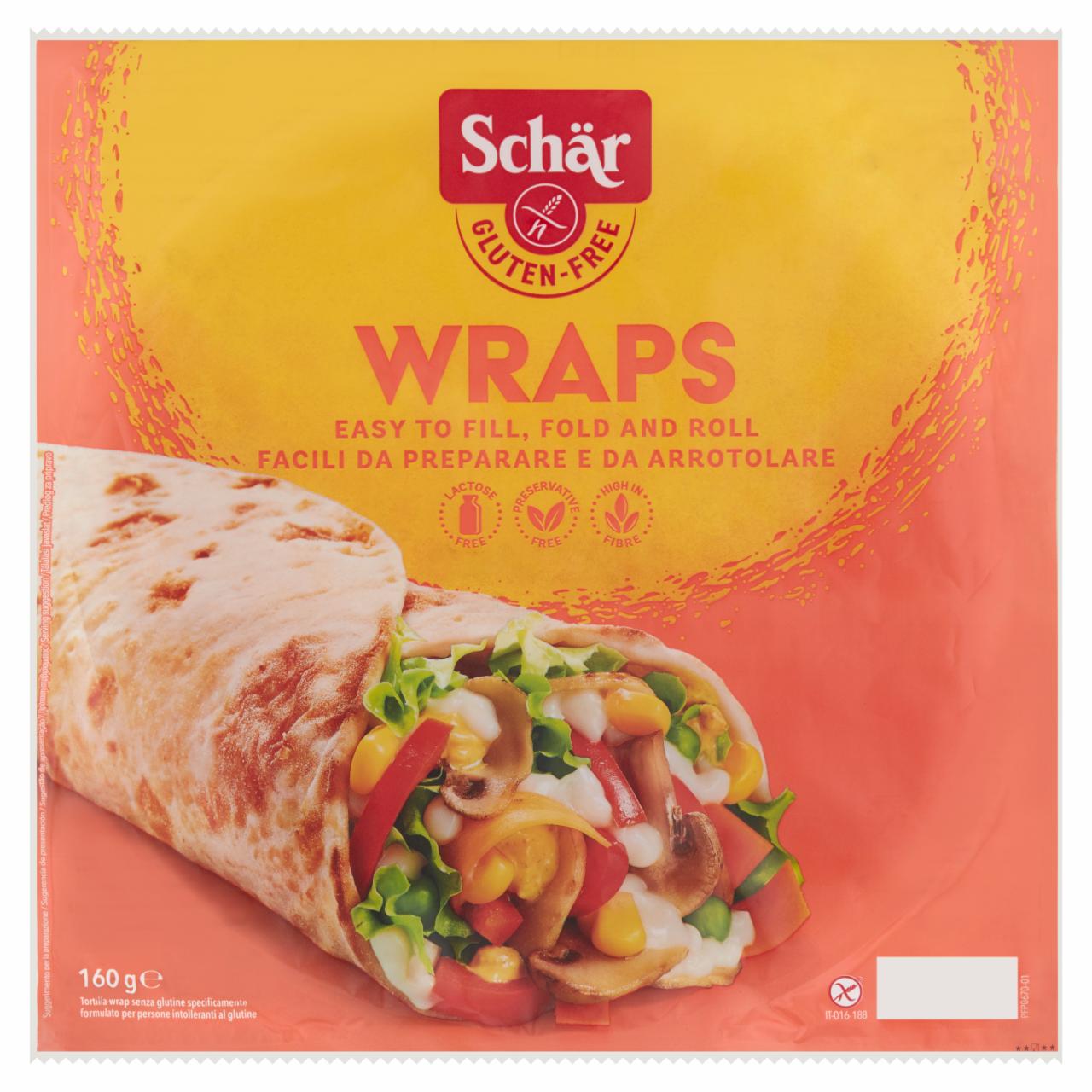 Képek - Schär gluténmentes tortilla tekercs 160 g