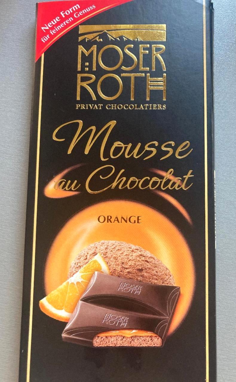 Képek - Narancsos étcsokoládé Moser Roth