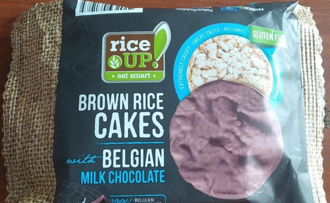Képek - RiceUp! Eat Smart teljes kiőrlésű barna rizs szelet tejcsokoládéval 30 g