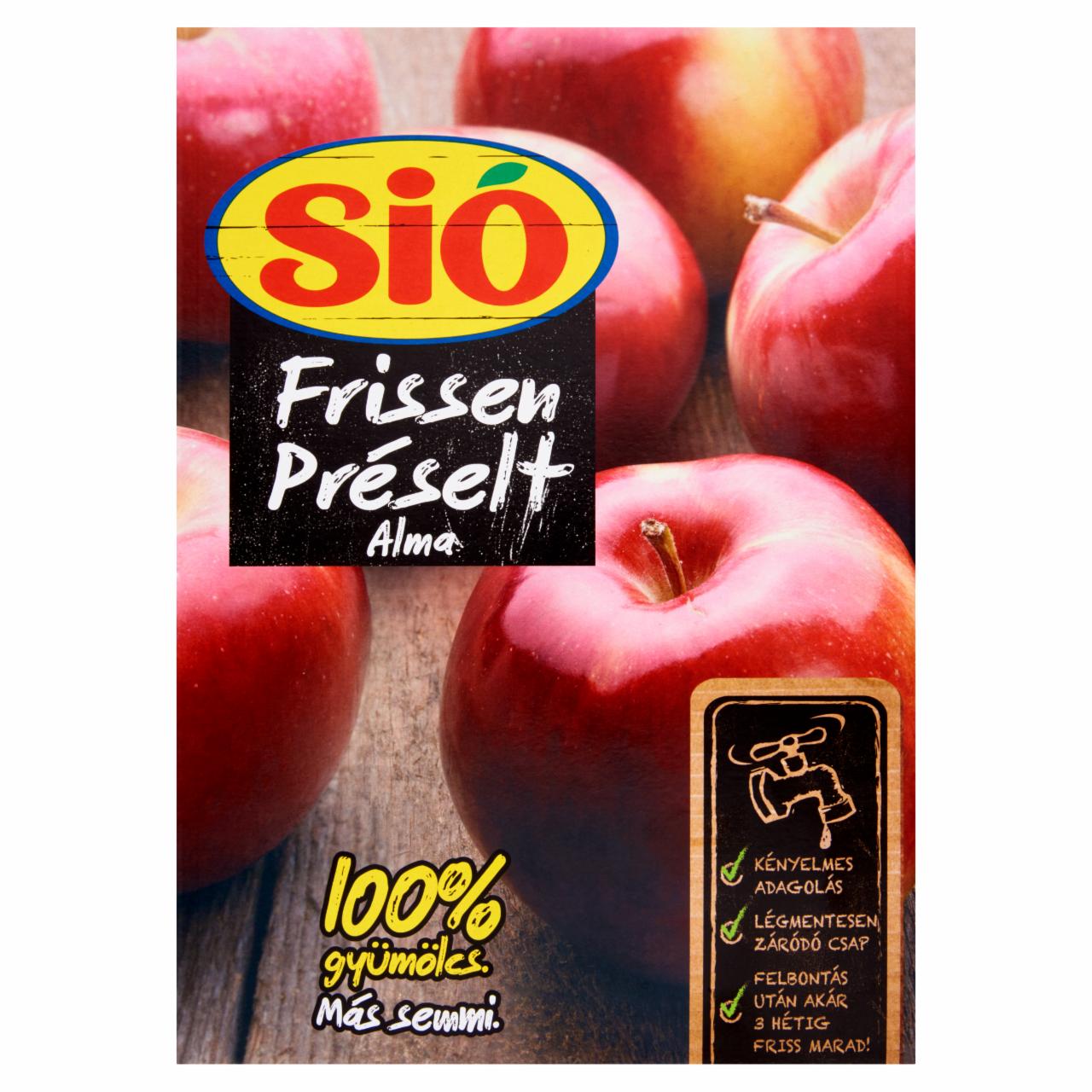 Képek - Sió Natura Frissen Préselt almalé 100% 3 l