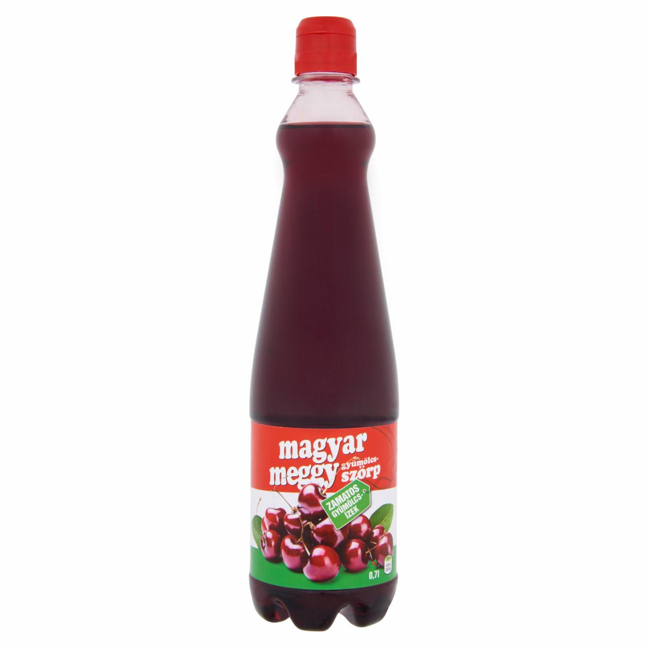 Képek - Magyar meggy gyümölcsszörp 0,7 l