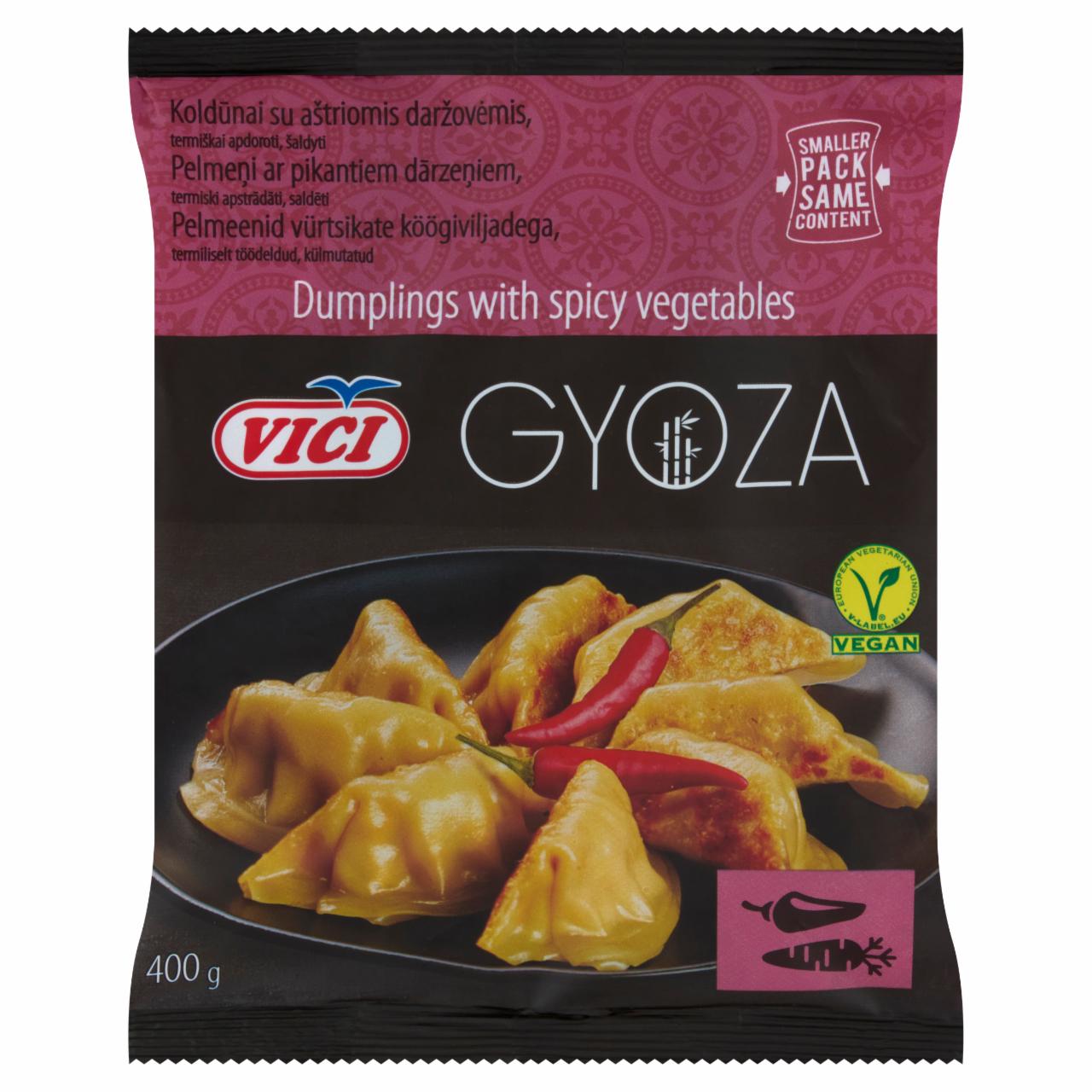 Képek - Vici gyorsfagyasztott, előfőzött gombóc fűszeres zöldségekkel 400 g