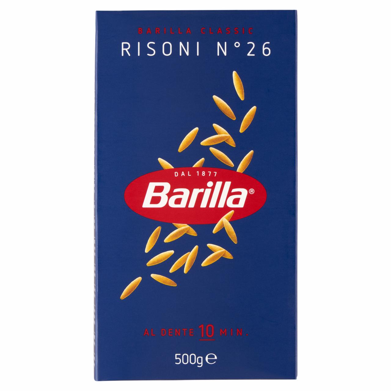 Képek - Barilla Risoni apró száraztészta durum búzadarából 500 g