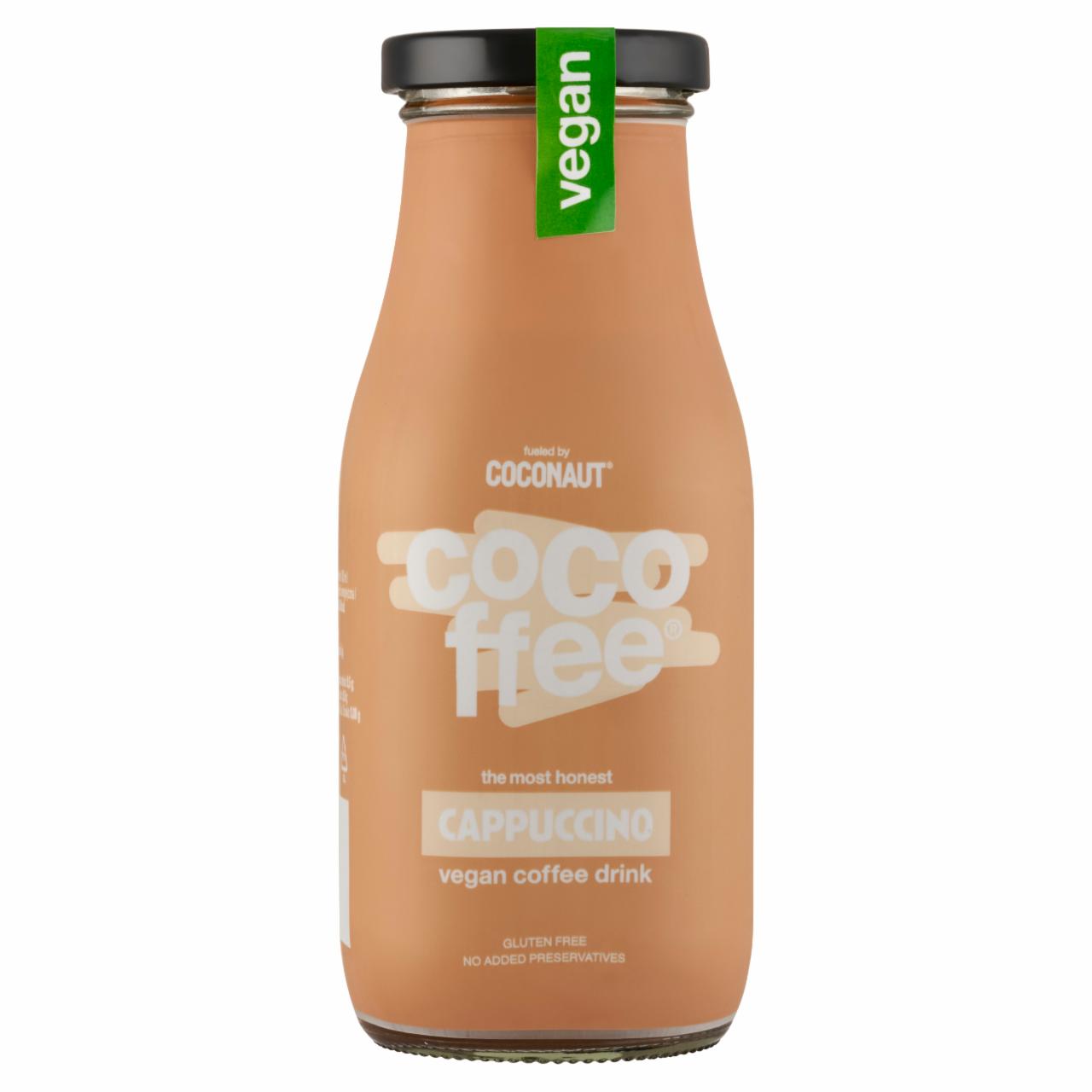 Képek - Cocoffee kókuszvíz alapú vegán ital cappuccino ízesítéssel 280 ml