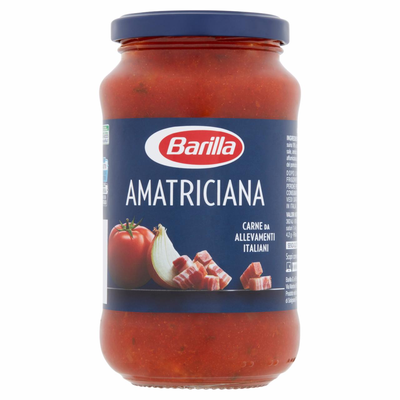 Képek - Barilla paradicsomszósz Amatriciana módra sertés pancettával 400 g