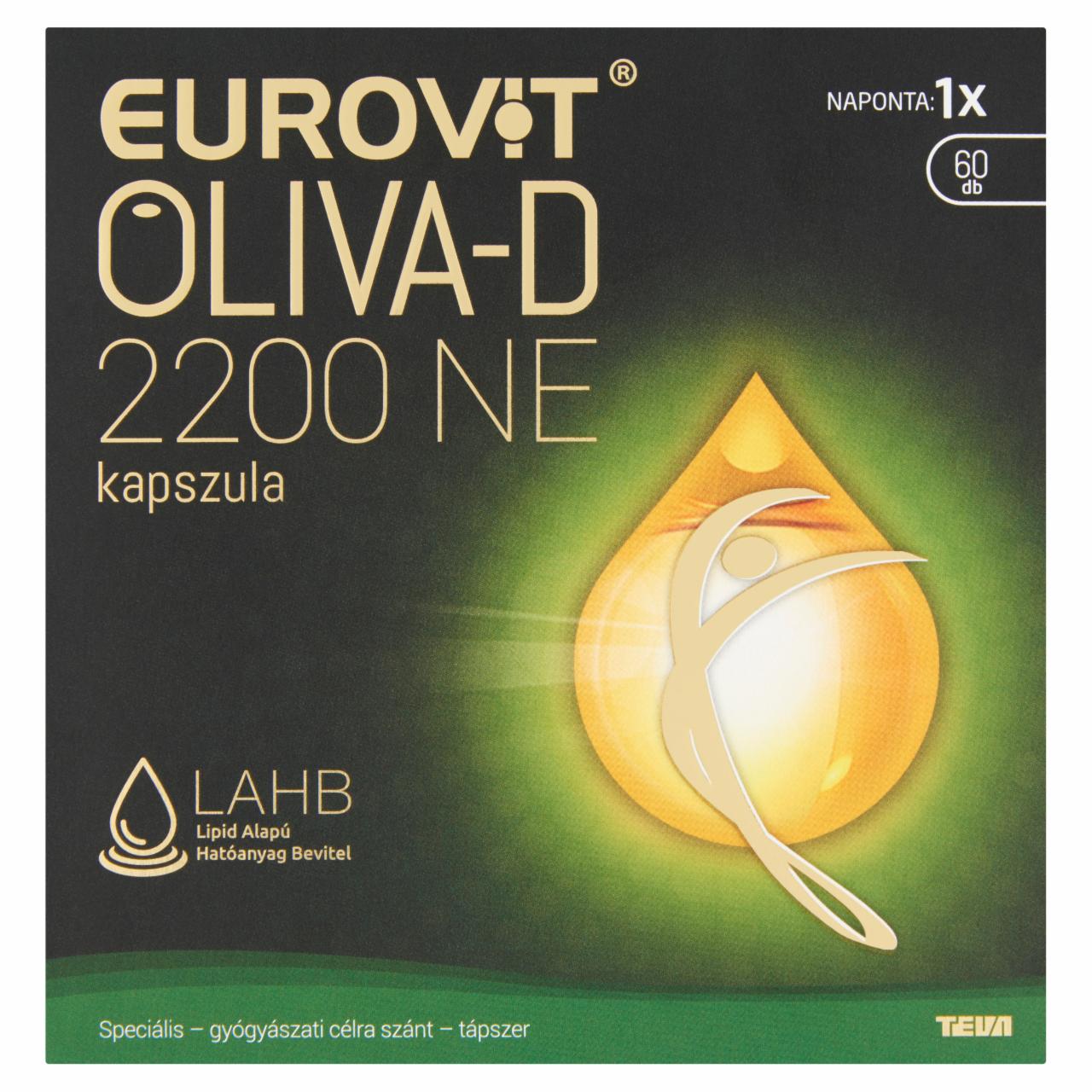 Képek - Eurovit Oliva-D 2200 NE kapszula 60 db