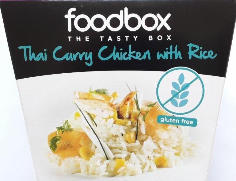 Képek - Foodbox thai currys csirke rizzsel 330 g