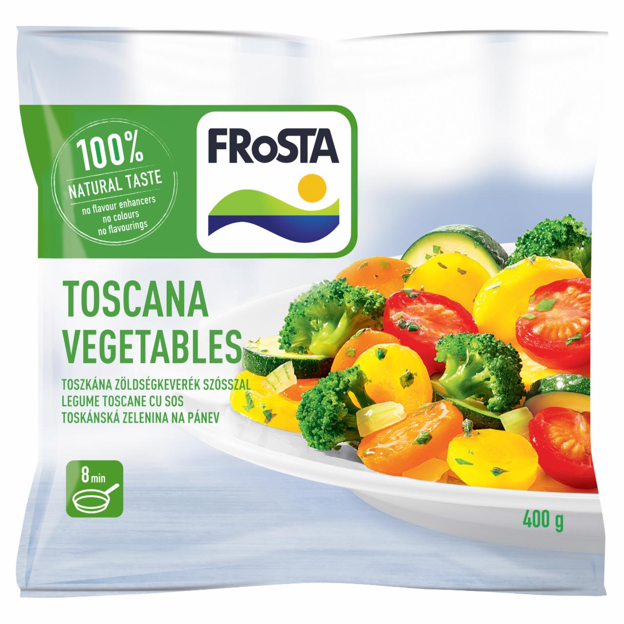 Képek - FRoSTA gyorsfagyasztott toszkána zöldségkeverék szósszal 400 g