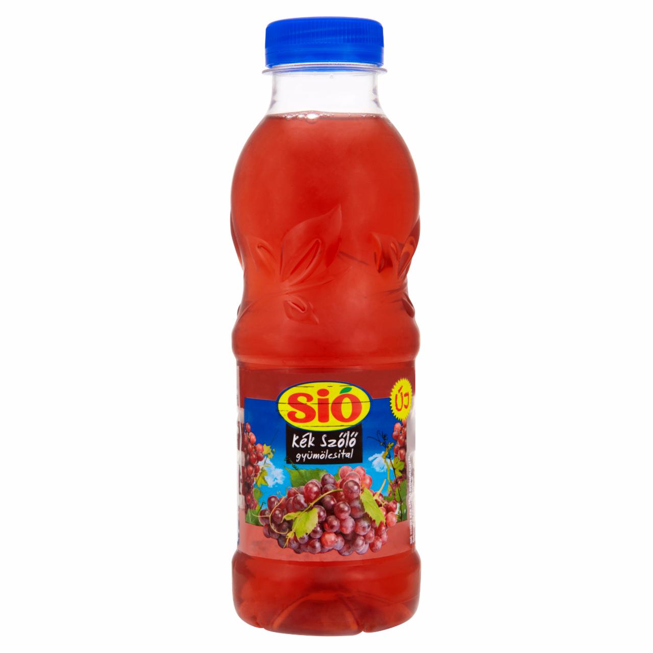 Képek - Sió szűrt kék szőlő gyümölcsital 0,5 l