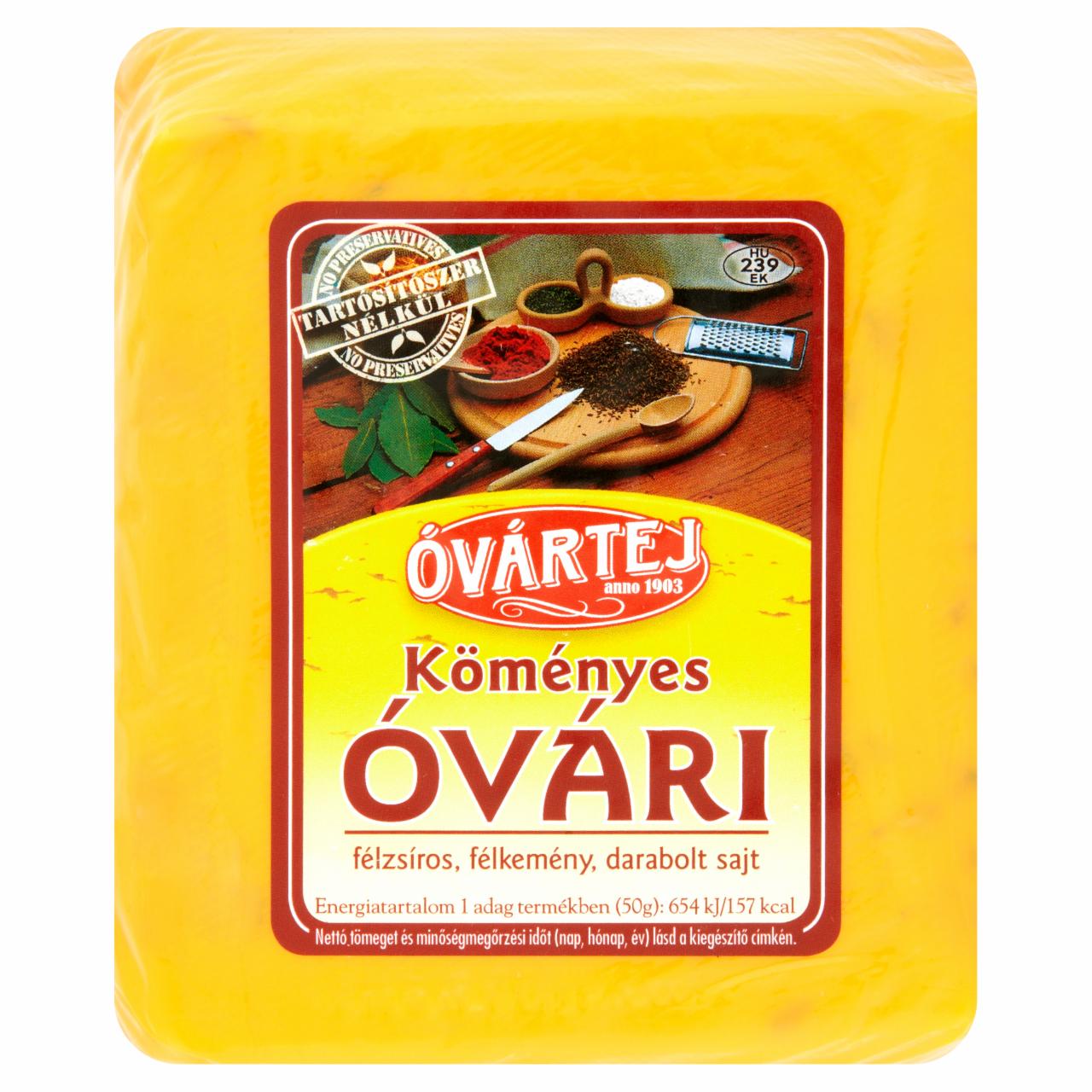 Képek - Köményes Óvári sajt kilós