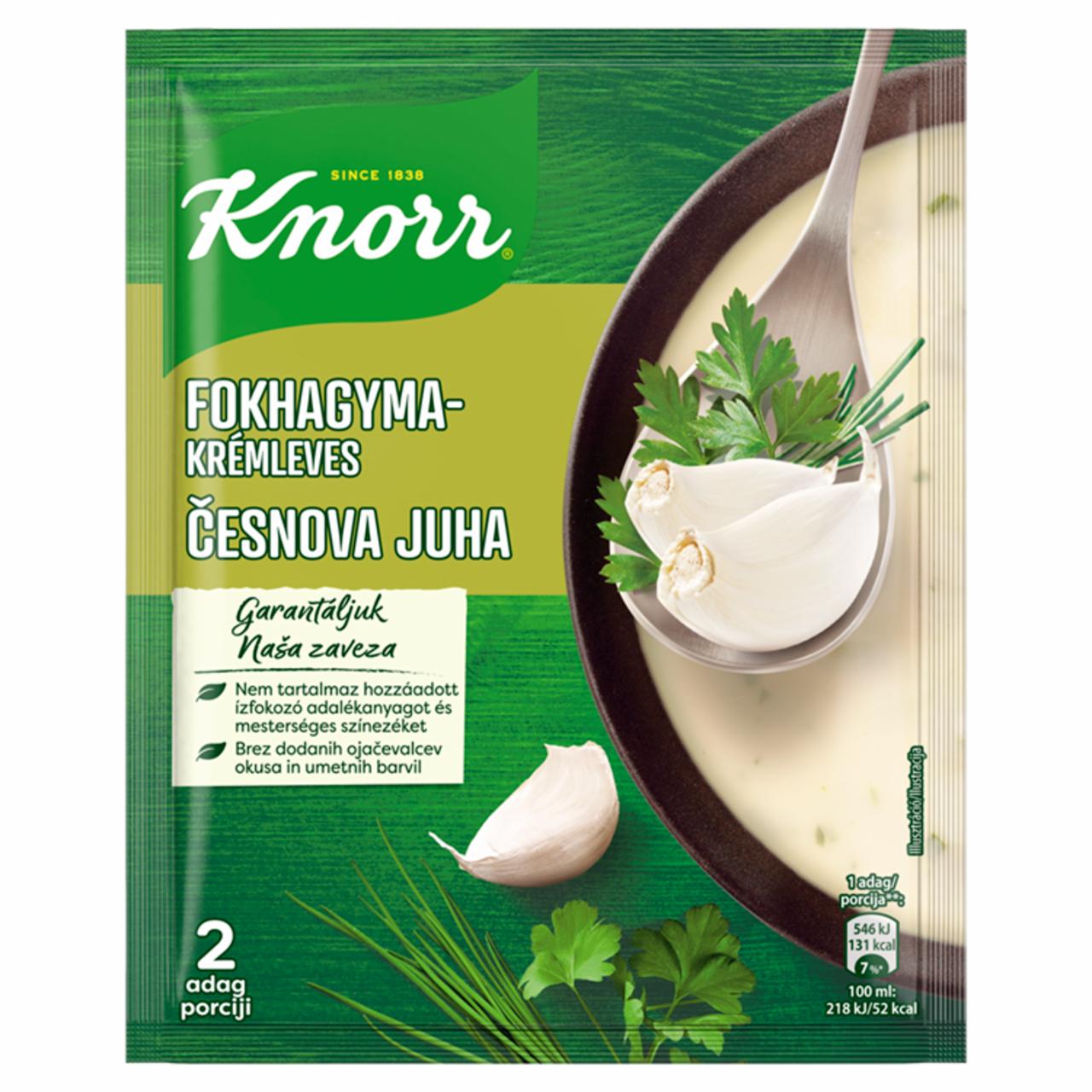 Képek - Knorr fokhagymakrémleves 61 g