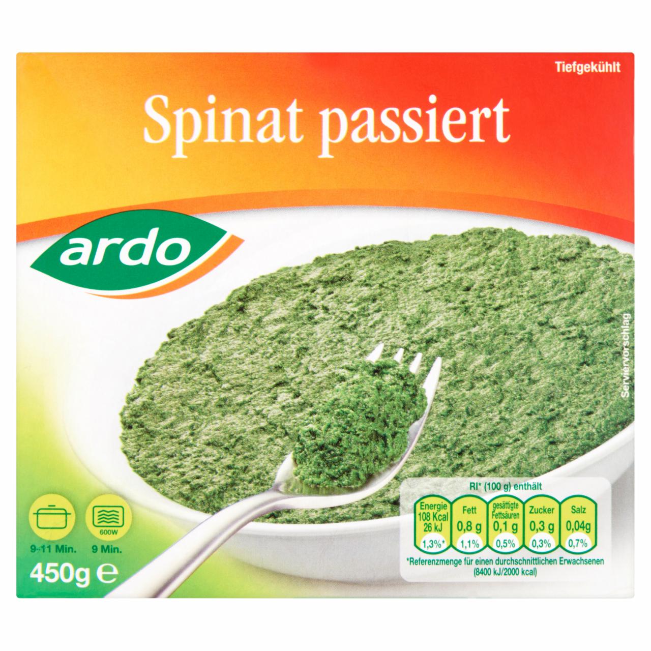 Képek - Ardo gyorsfagyasztott parajpüré 450 g