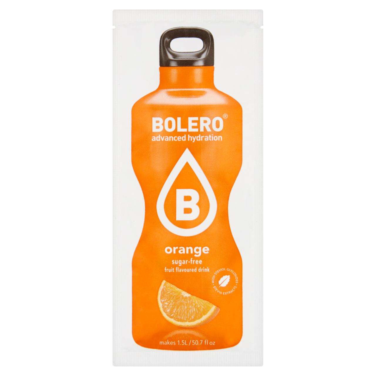 Képek - Bolero narancs ízesítésű italpor édesítőszerekkel 9 g