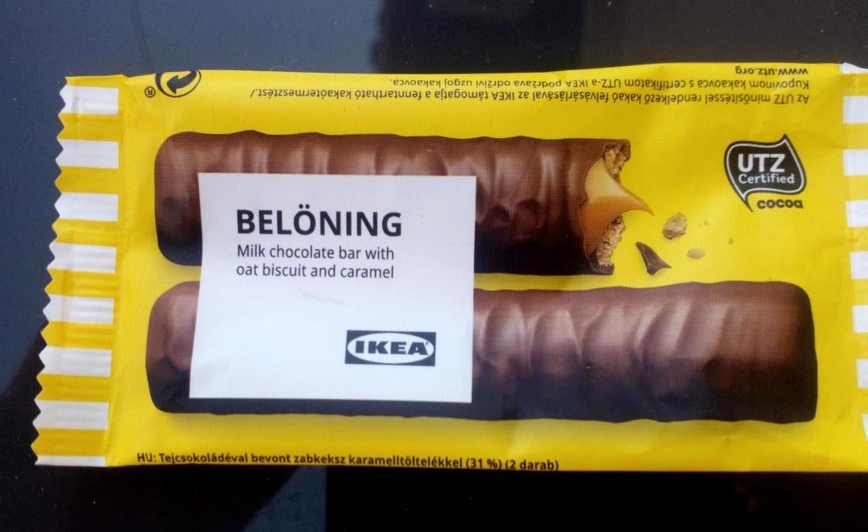 Képek - Tejcsokoládéval bevont zabkeksz karamella töltelékkel Ikea