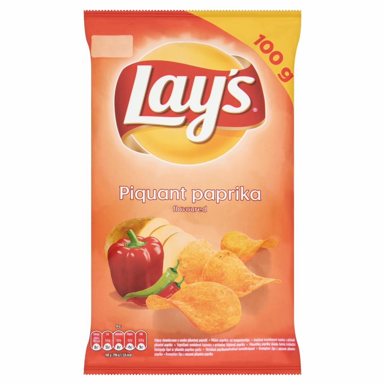 Képek - Lay's pikáns paprikás ízű burgonyachips 100 g