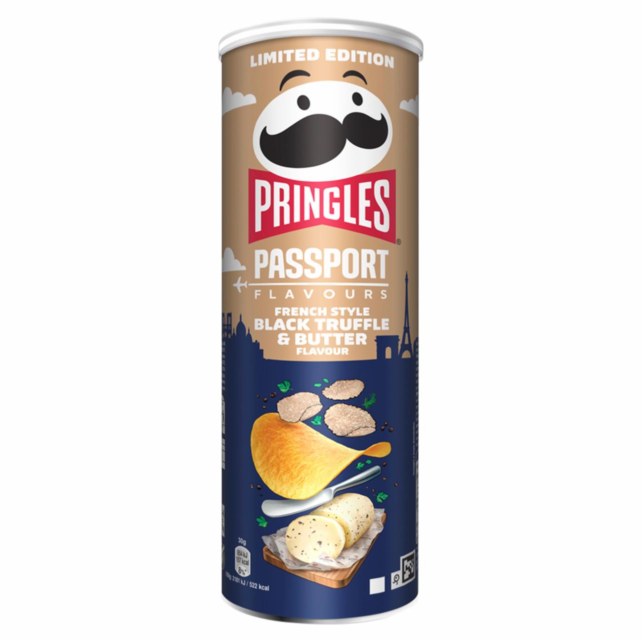 Képek - Pringles fekete szarvasgomba és vaj ízesítésű sós snack 165 g