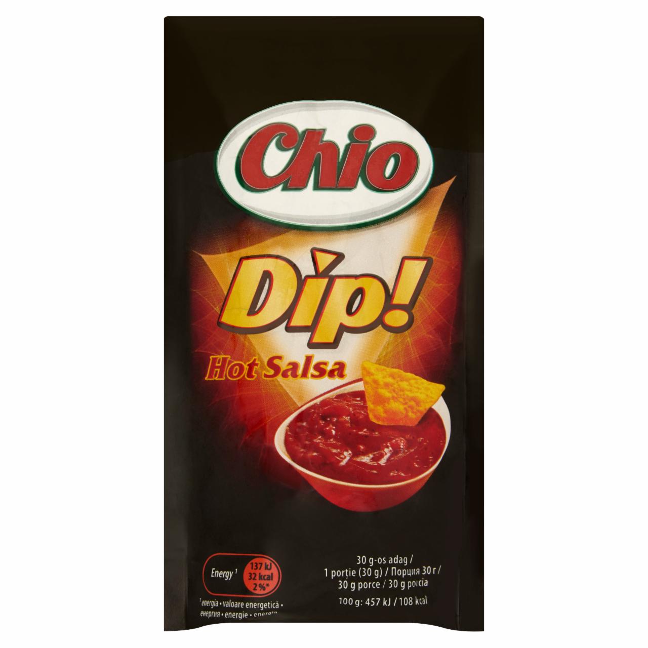Képek - Chio Dip! Hot Salsa paradicsomos-paprikás csípős szósz 90 ml