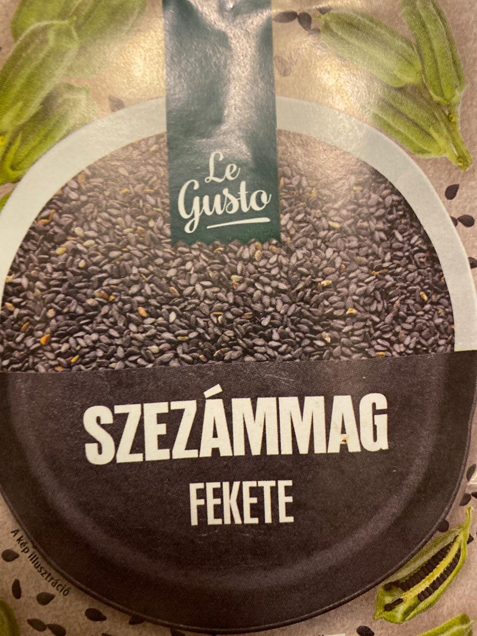 Képek - Szezámmag fekete Le Gusto