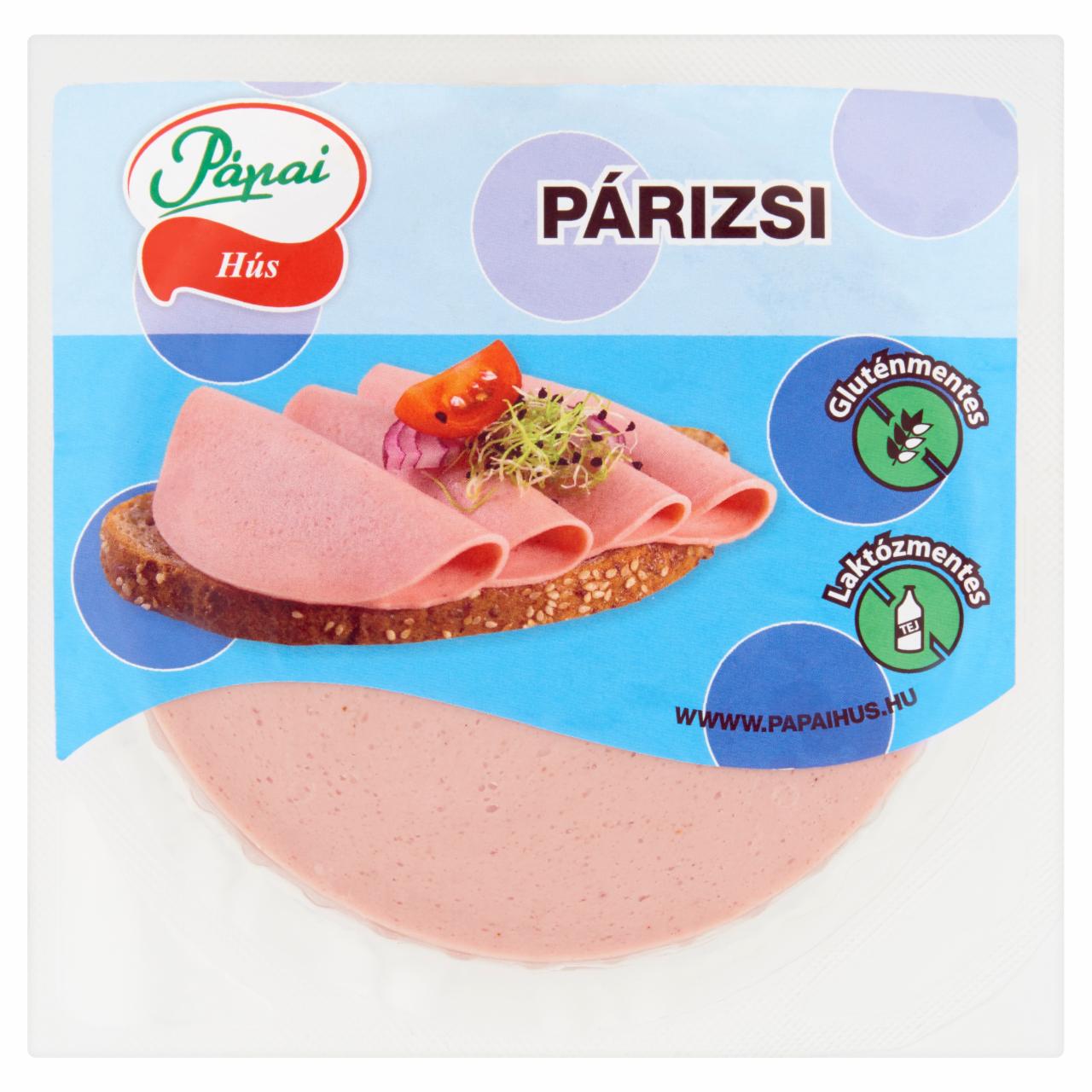 Képek - Pápai szeletelt párizsi 100 g