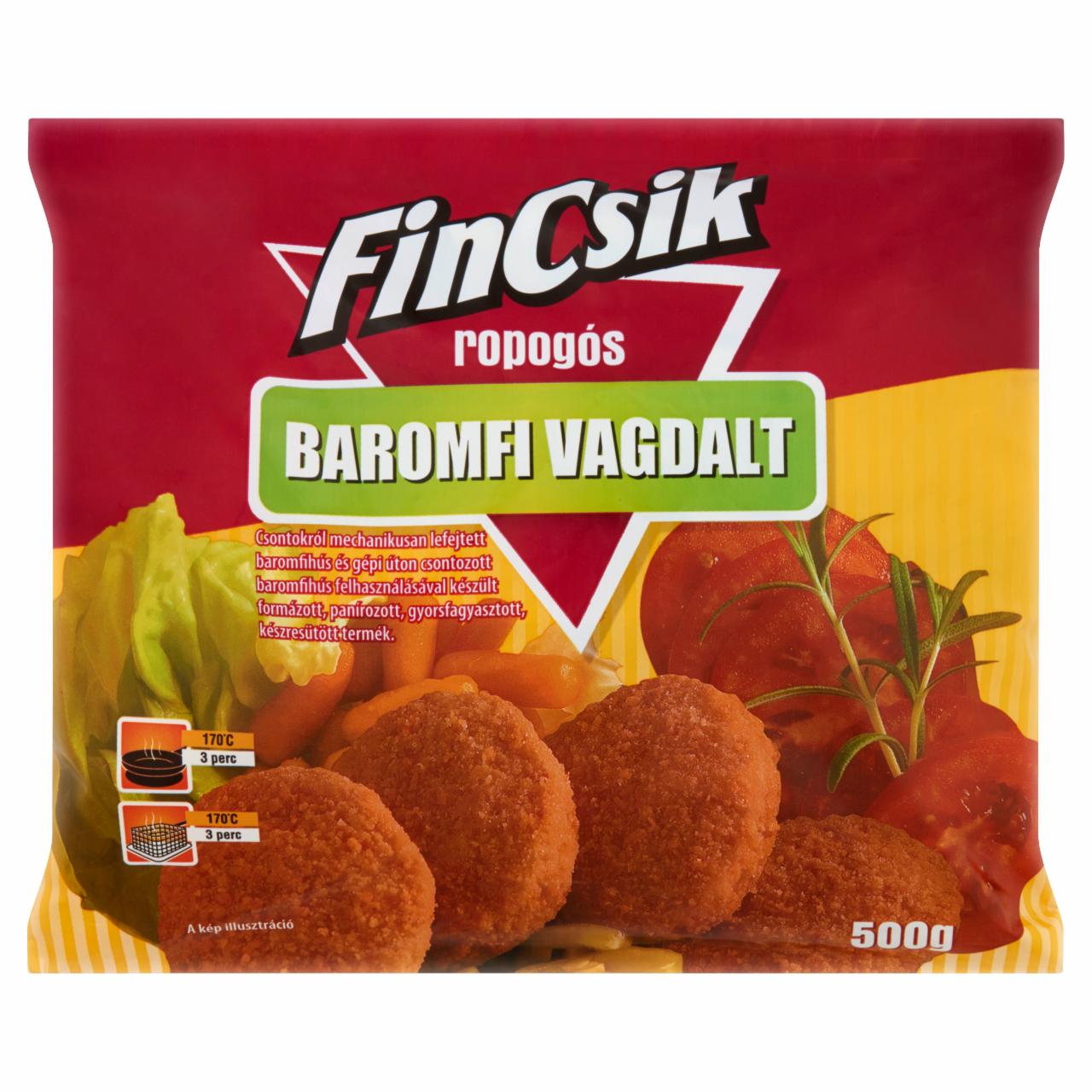 Képek - FinCsik gyorsfagyasztott ropogós baromfi vagdalt 500 g