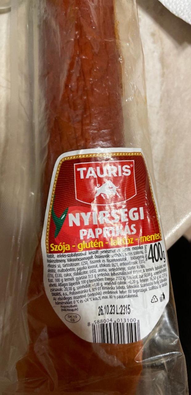 Képek - Nyírségi paprikás Tauris