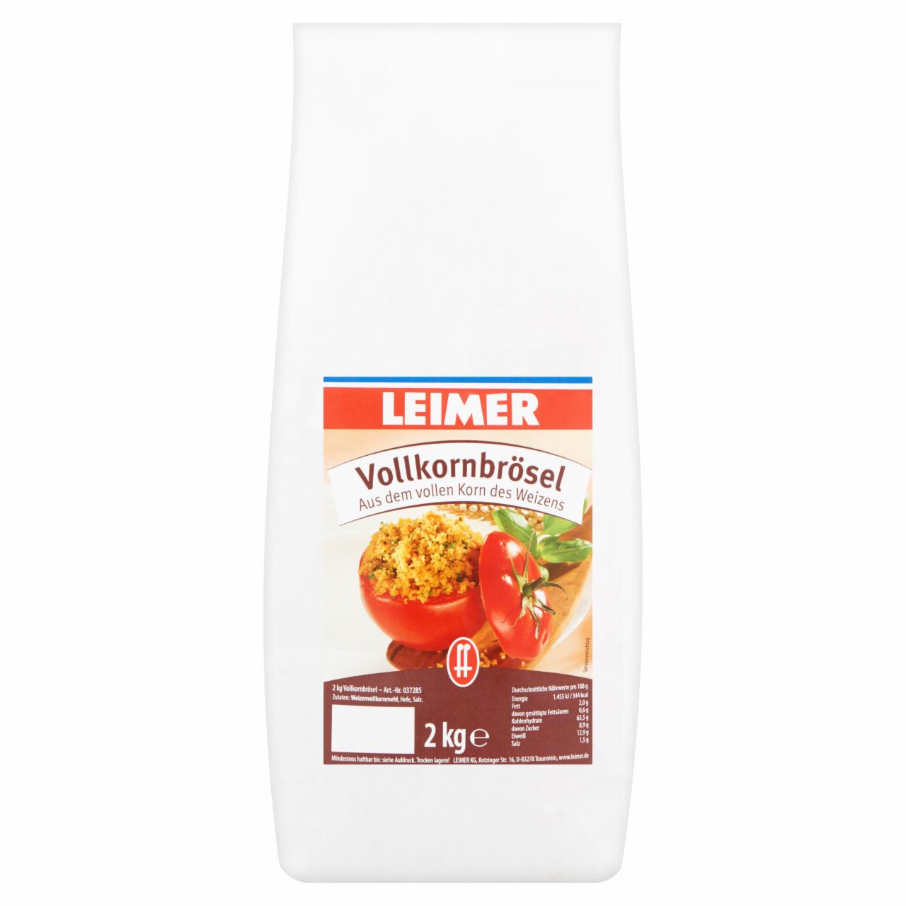 Képek - Leimer teljes kiőrlésű panírmorzsa 2 kg