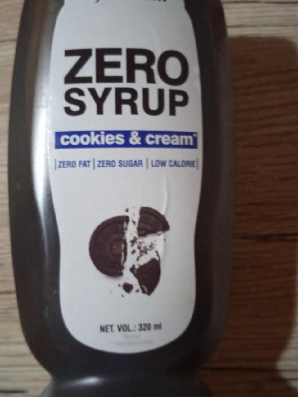 Képek - Zero syrup Cookies & cream GymBeam