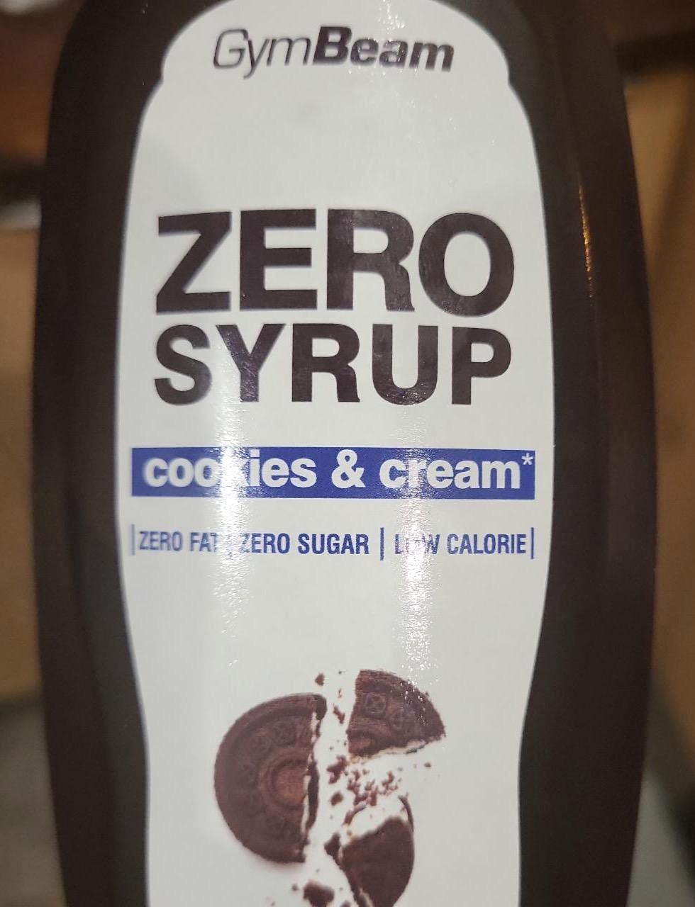 Képek - Zero syrup Cookies & cream GymBeam