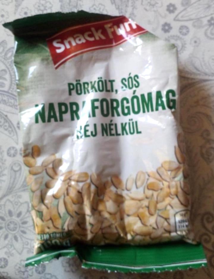 Képek - Pörkölt sós napraforgómag héj nélkül Snack Fun