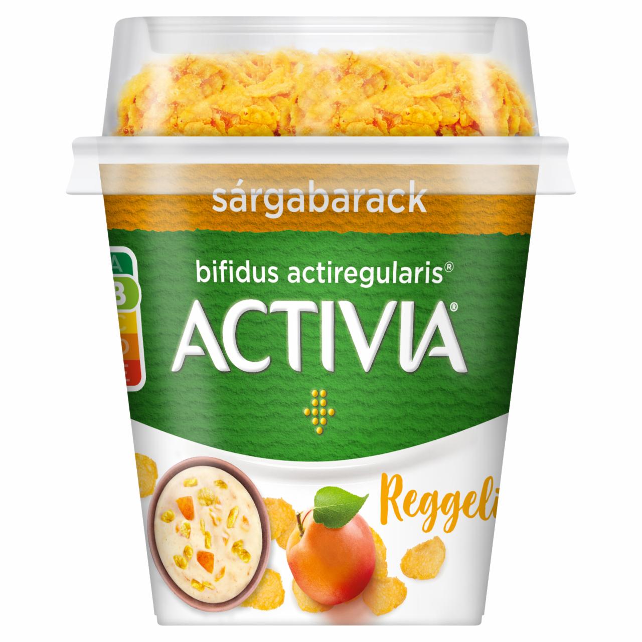Képek - Danone Activia Reggeli élőflórás sárgabarack joghurt kukoricapehellyel 165 g 