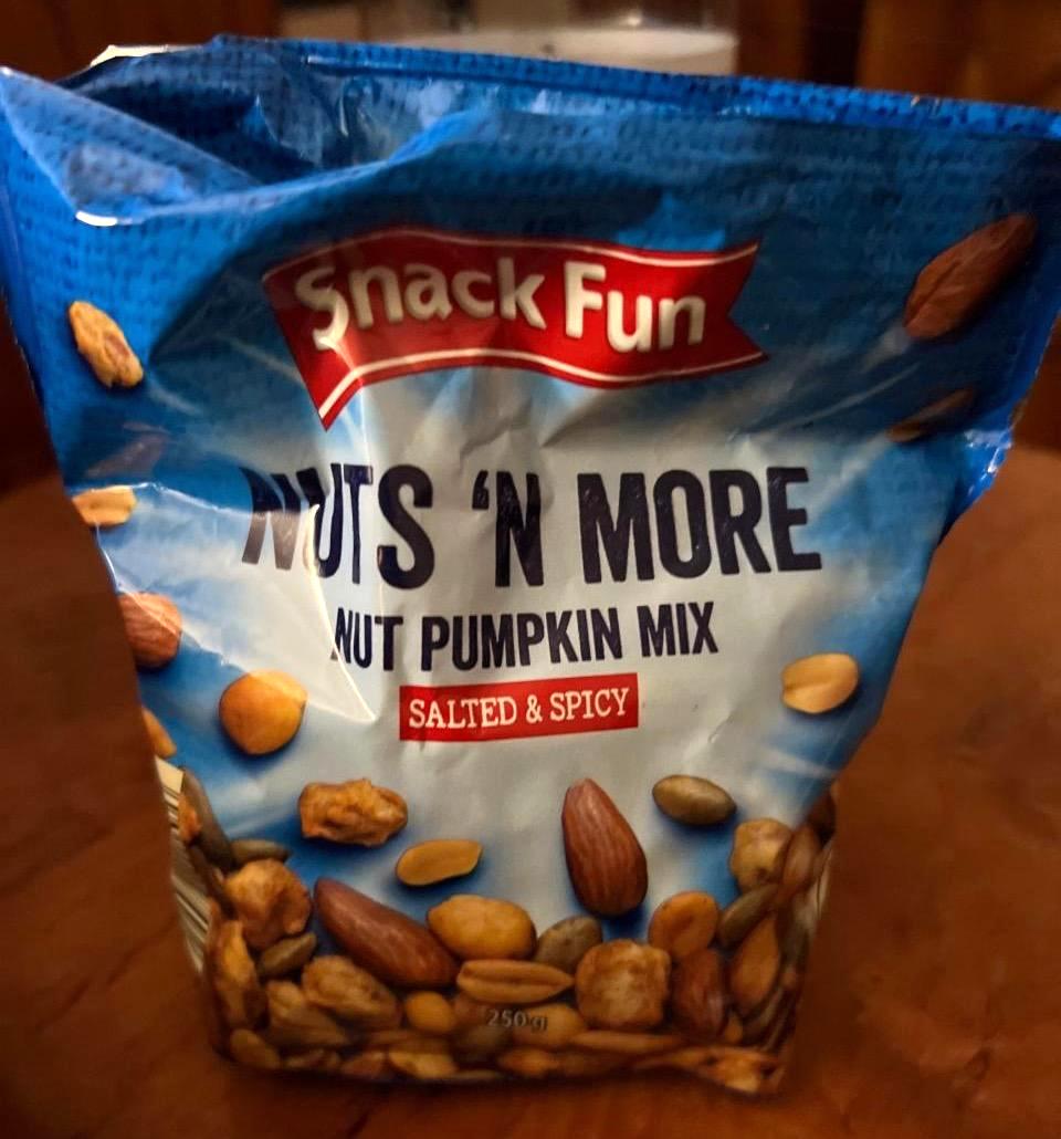 Képek - Nuts'n'more Nut pumpkin mix Salted & spicy Snack Fun