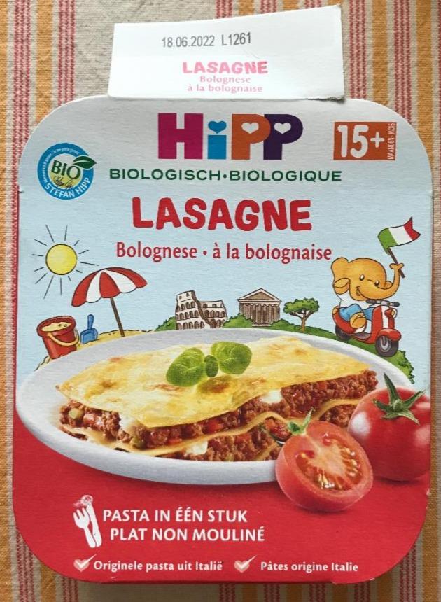 Képek - HiPP BIO bolognai lasagne tésztakészítmény marhahússal 1 éves kortól gyerekeknek 250 g