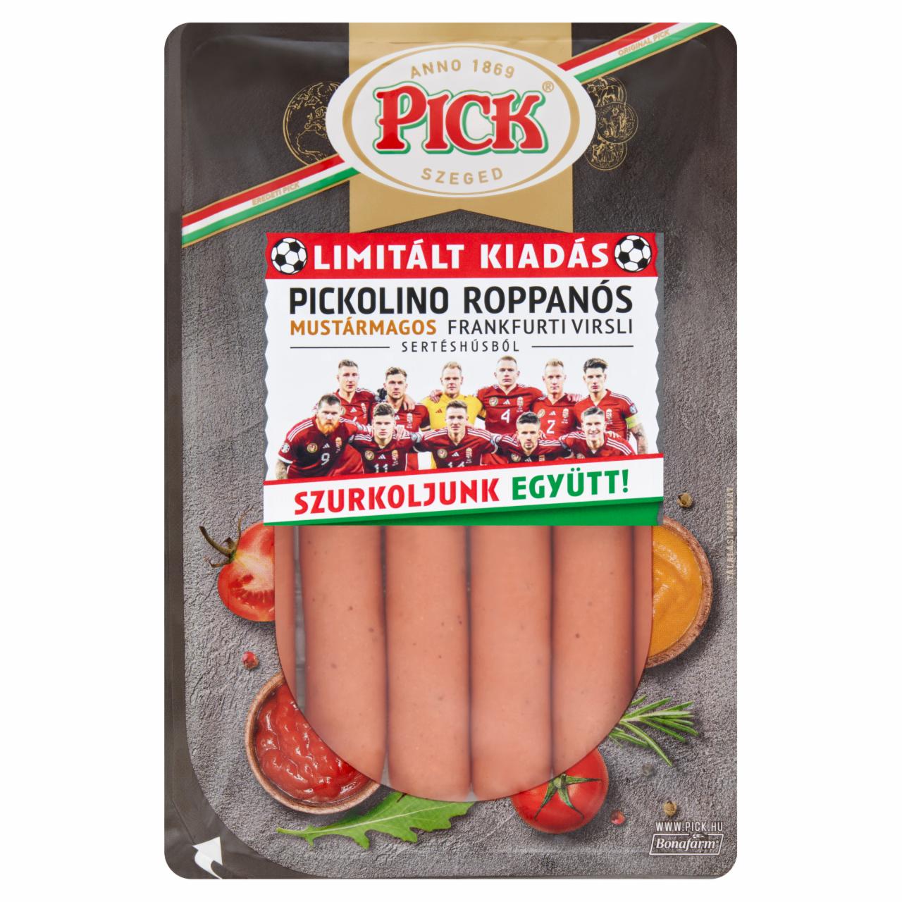 Képek - PICK Pickolino roppanós mustármagos frankfurti virsli sertéshúsból 300 g