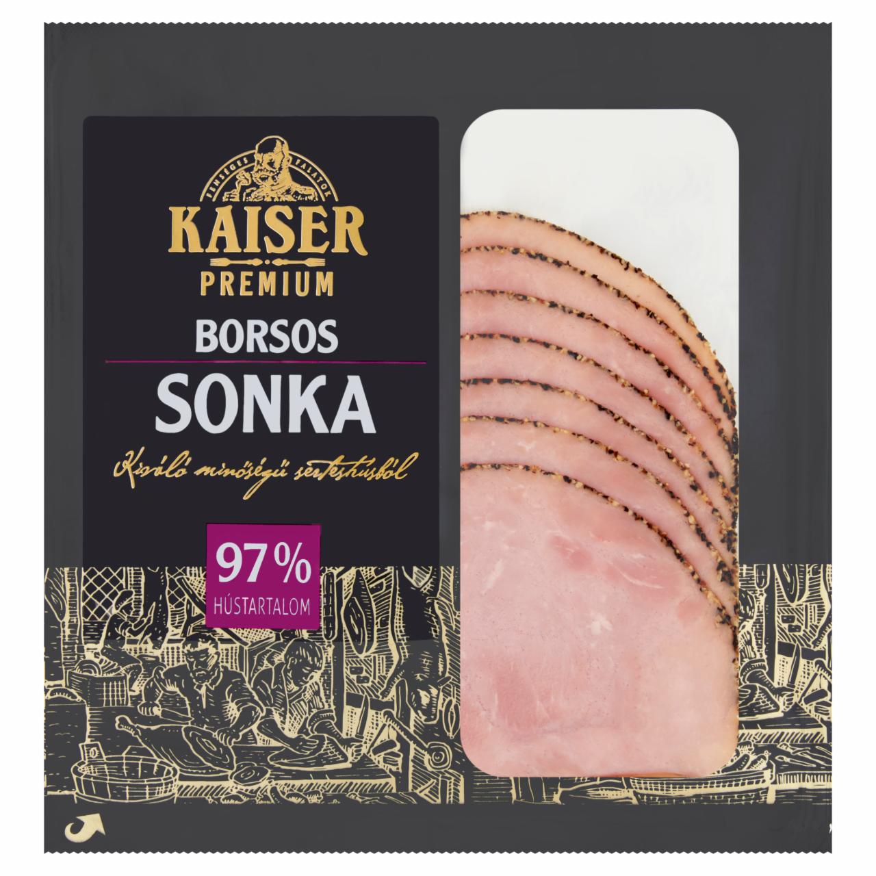 Képek - Kaiser Premium borsos sonka 100 g