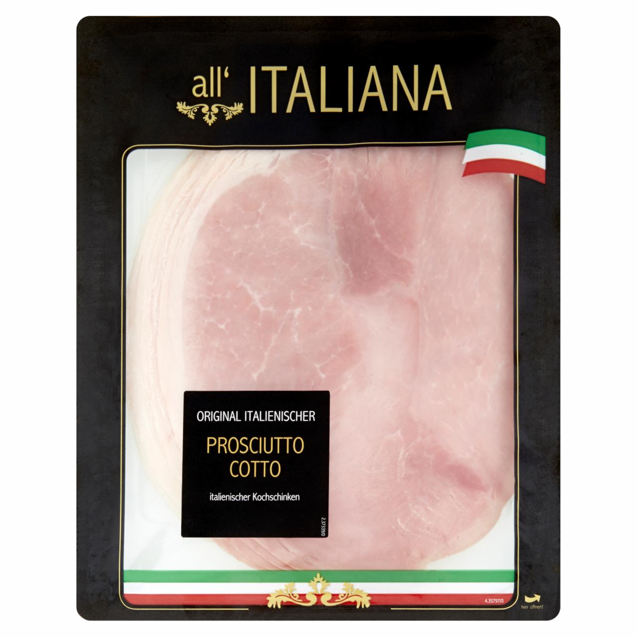 Képek - Olasz Prosciutto cotto szeletelt főtt sonka 120 g