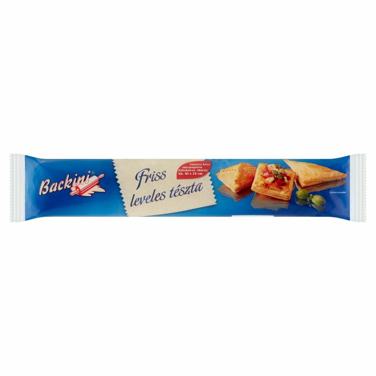 Képek - Backini friss leveles tészta 275 g