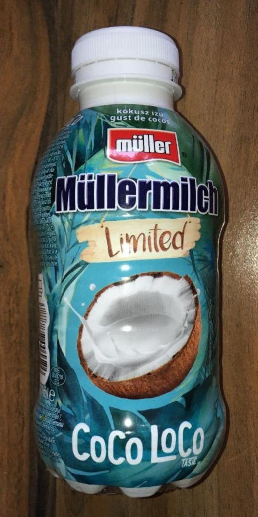 Képek - Müller Müllermilch kókusz ízű zsírszegény tejital 381 ml