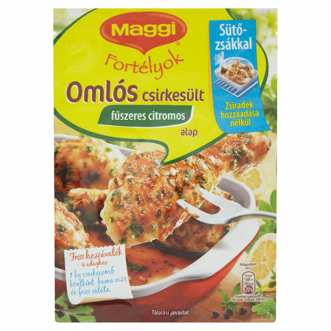 Képek - Maggi Fortélyok Omlós csirkesült fűszeres citromos alap 29 g