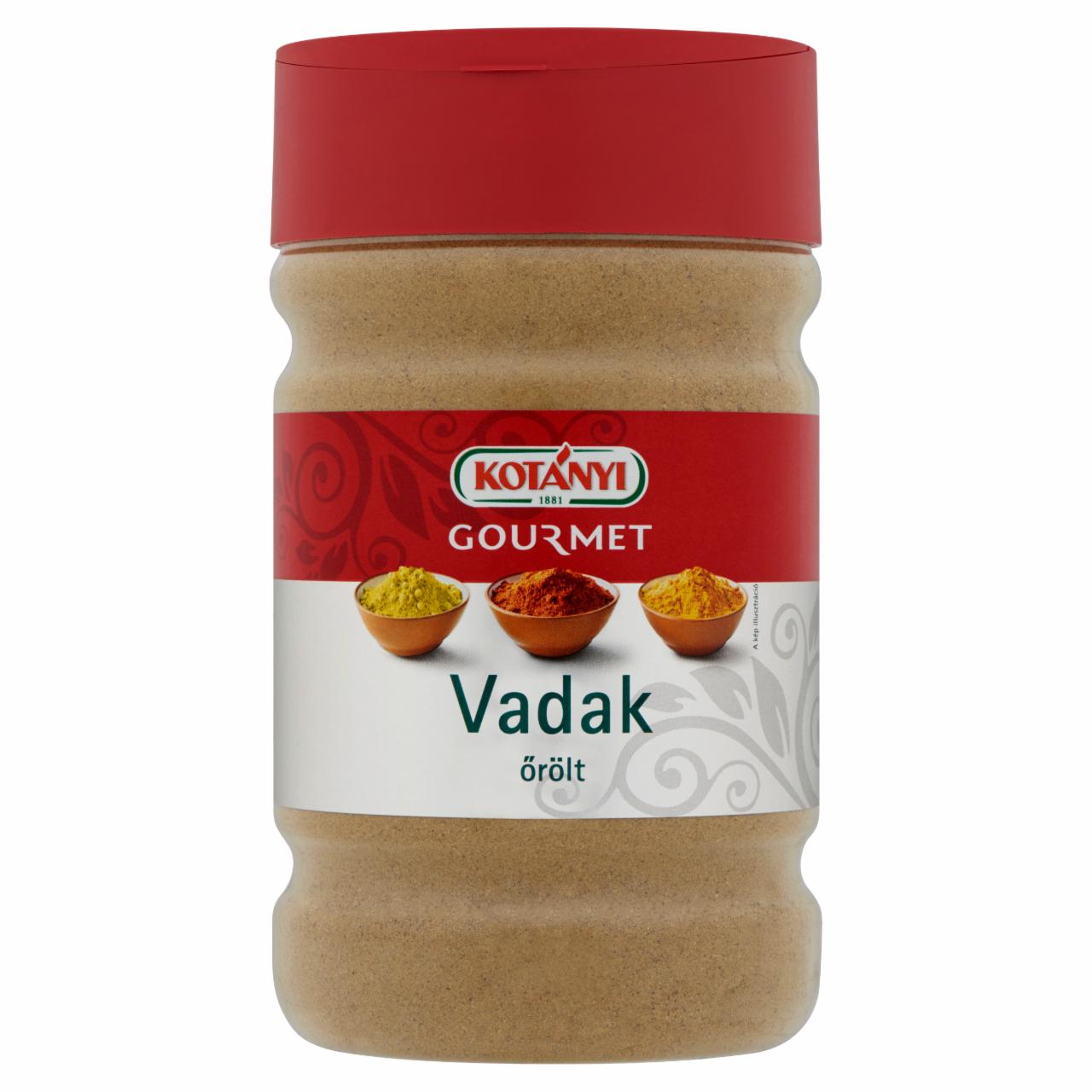 Képek - Kotányi Gourmet Vadak őrölt fűszerkeverék 535 g