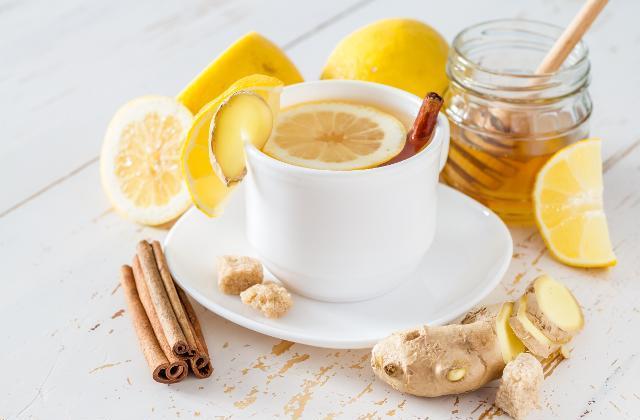 Képek - gyömbéres tea citrommal és mézzel