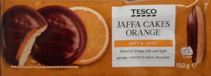 Képek - Tesco étcsokoládéval bevont piskótatallér narancsos zselével 