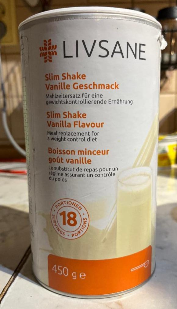Képek - Slim shake Vanilla flavour Livsane