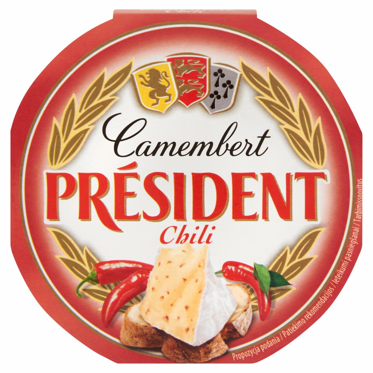 Képek - Président Camembert chilis zsírdús lágy sajt 120 g