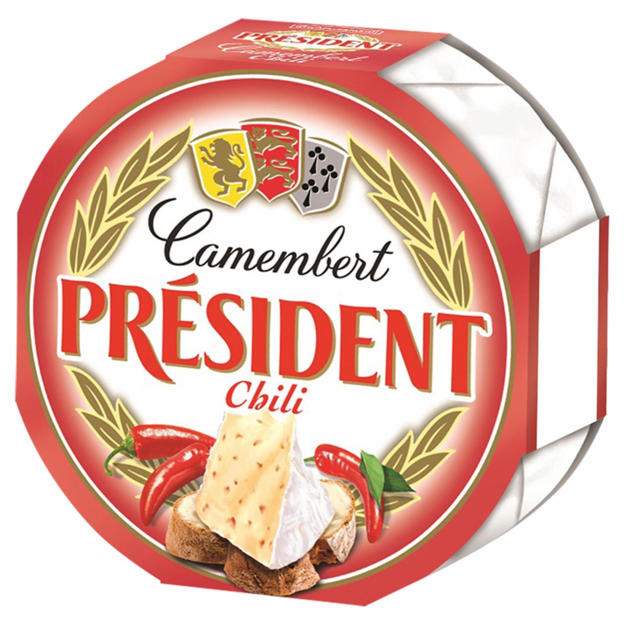 Képek - Président Camembert chilis zsírdús lágy sajt 120 g