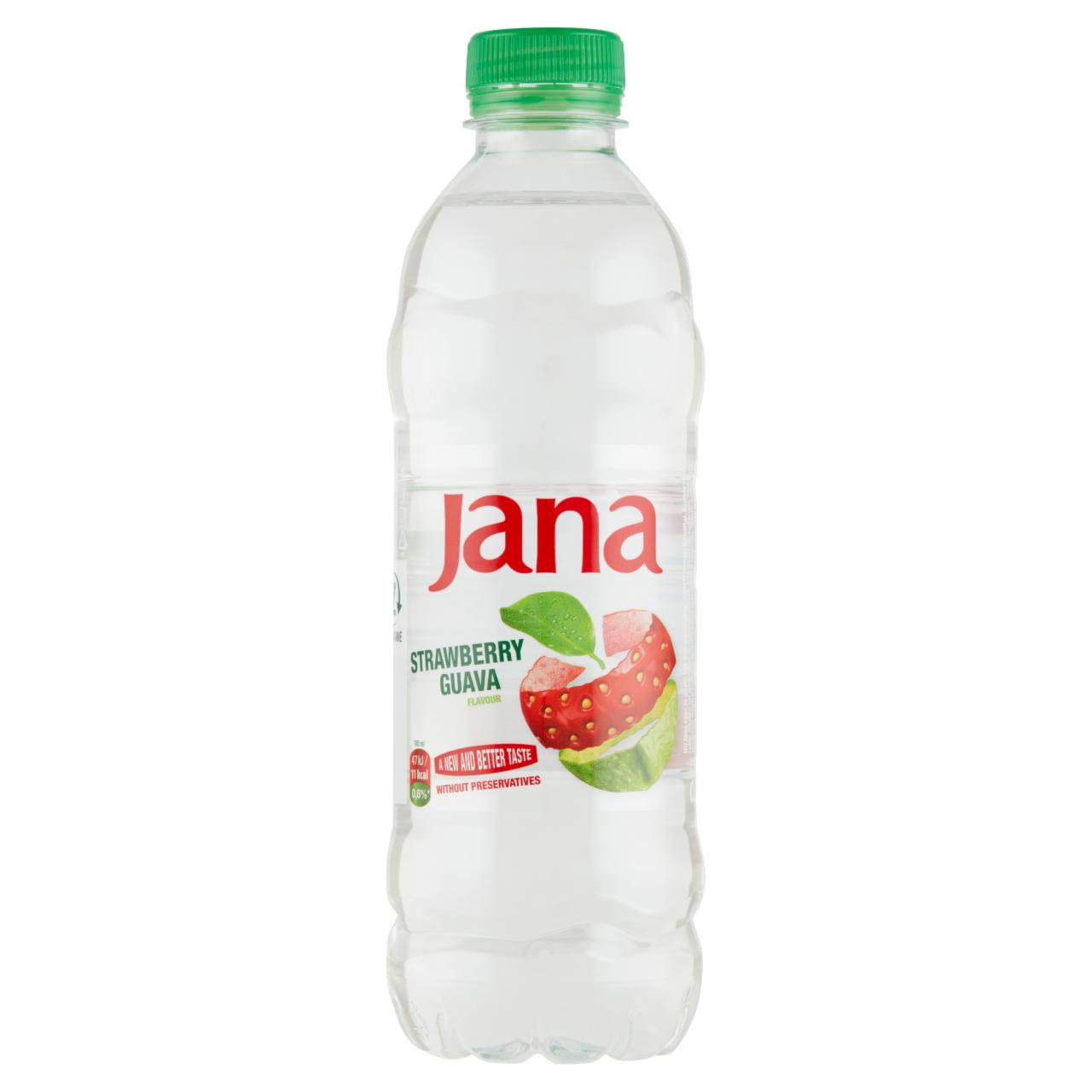 Képek - Jana eper és guava ízű, energiaszegény, szénsavmentes üdítőital 0,5 l